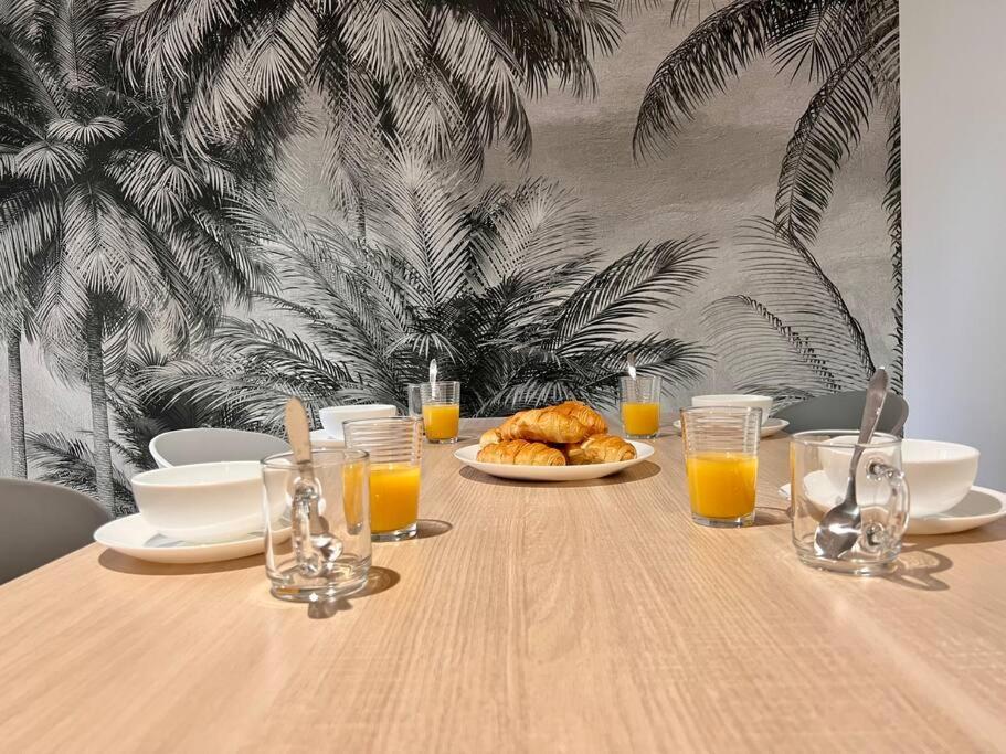 La Palmeraie -Wifi Fibre- Centre Ville -Property Rental Nm Фонтене-ле-Комт Экстерьер фото